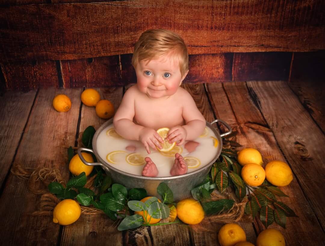 Séance bain de lait au citron